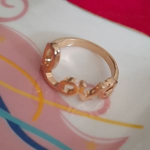 Love ring costume jewellery